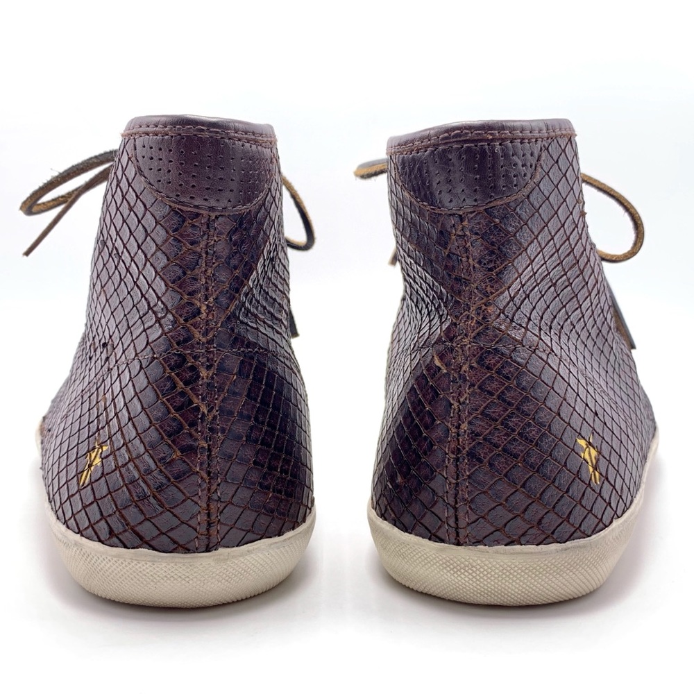 Frye Chambers 13 Python Embossed High Top Sneakers - image 6